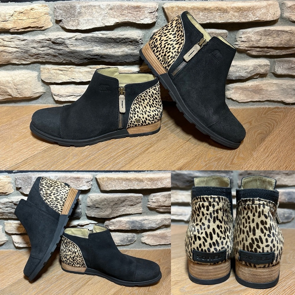 Women’s Sorel ankle boots with mini heel